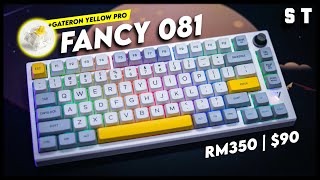 FancyTech Fancy081  Gateron Yellow Pro Review  Sound Test  Samuel Tan [upl. by Mayyahk207]