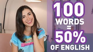 100 MOST COMMON ENGLISH WORDS  BEGINNER VOCABULARY [upl. by Aloise]