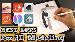 3D Modeling Apps For ios Ipadiphone [upl. by Allimac]