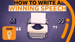 How to write a perfect speech  BBC Ideas [upl. by Yaner]