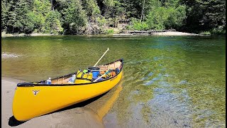 6 Day Wilderness Canoe Camping Trip on a Beautiful River [upl. by Livia]