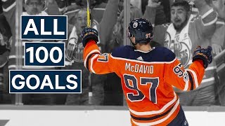 Relive Connor McDavids 1st 100 Goals [upl. by Lowenstern460]