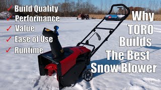 Here Is The Best Battery Operated Snow Blower Toro 21quot Power Clear E21 60Volt 75Ah Snowblower [upl. by Yona]