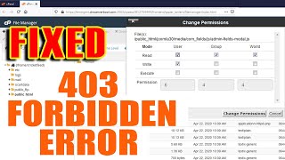 How to Fix The 403 Forbidden Error Step by Step ☑️ [upl. by Goetz]