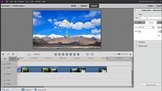 Adobe Premiere Elements 2020 Titles Tutorial [upl. by Ahsimac]