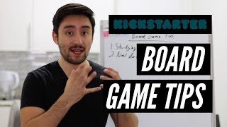 Kickstarter Tips for Board Games [upl. by Enywad]