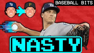 Tyler Glasnow Throws the NASTIEST Pitch in Baseball  Baseball Bits [upl. by Ivor]