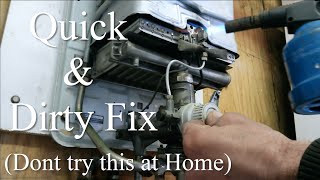 Gas Water Heater Troubleshooting Quick and Dirty FIX [upl. by Enelyar39]