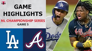 Los Angeles Dodgers vs Atlanta Braves Game 5 Highlights  NLCS 2020 [upl. by Leunamesoj]