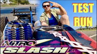 Traxxas Nitro Slash 33 Test Drive  The Fastest 1 Speed Nitro You Could Buy  RC Adventures [upl. by Corenda815]