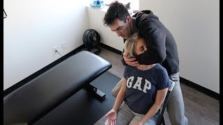 DR JASONBig POWERFUL Chiropractic Occipital ADJUSTMENT Occipital Lift [upl. by Orihakat]