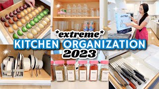 2023 EXTREME KITCHEN ORGANIZATION Easy Organizing Ideas [upl. by Llemhar]