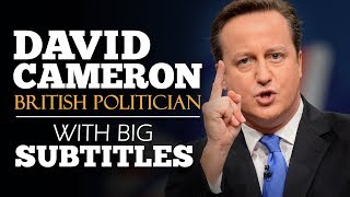 ENGLISH SPEECH  DAVID CAMERON Brexit Referendum 2013 English Subtitles [upl. by Neu]