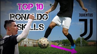 Learn 10 Cristiano Ronaldo JUVENTUS Skills Tutorial  UFS2000 [upl. by Burtis977]