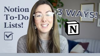 3 Ways to Create Notion ToDo Lists  Managing Tasks in Notion with Linked Databases amp Filters [upl. by Sanjay]