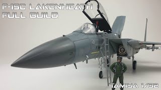 FULL VIDEO BUILD Tamiya 132 F15C RAF Lakenheath [upl. by Spense693]