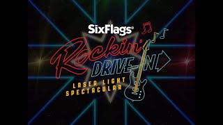 Six Flags Darien Lake Rockin Drive in Laser Light Spectacular [upl. by Strang]