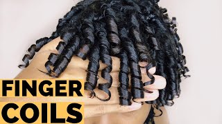 Define tus rizos con los dedos Técnica de definición FINGER COILS  Yeslin [upl. by Lorrie977]