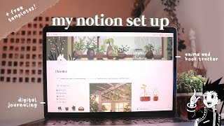 how i stay productive and organized notion tour  free templates [upl. by Ainirtac]