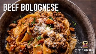 How to Make Classic Beef Bolognese  Ground Beef Recipe [upl. by Bonn]