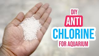 DIY Anti Chlorine How to Remove Chlorine from Tap Water for Aquarium [upl. by Doehne166]