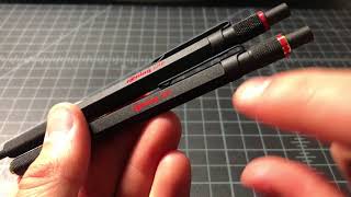 Rotring 600 vs Rotring 800 Ballpoint Pen Comparison [upl. by Yreved423]