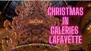 Christmas in Galeries LaFayette [upl. by Aohsoj]