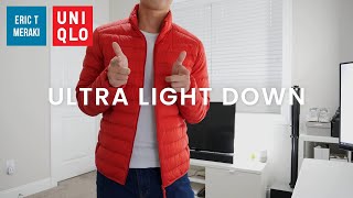 UNIQLO HAUL Mens Ultra Light Down Jacket Review  Info amp Fit Guide [upl. by Nnuahs]