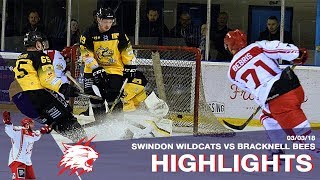 Swindon Wildcats V Bracknell Bees  030318 [upl. by Susan418]