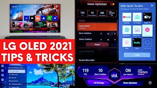 LG OLED 2021 G1 and C1 Tips amp Tricks Hidden Features Owners Must Know [upl. by Baxie]