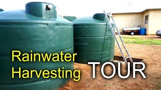 Rainwater Harvesting  Home System Tour [upl. by Bocaj]