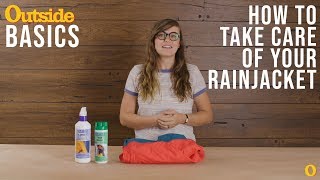 How to ReWaterproof Your Rainjacket  Outside [upl. by Stevy]