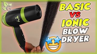 Best type of BLOW DRYER for natural hair – Basic vs Ionic [upl. by Nonnair610]