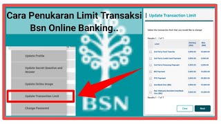 cara tukar limit transaksi bsn online banking [upl. by Jacques860]