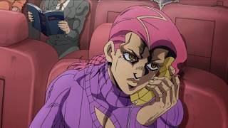 The Boss uses a toy phone to trashtalk Cioccolata 【JOJOS BIZARRE ADVENTURE GOLDEN WIND】 [upl. by Ilamad]