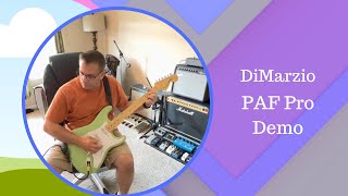 DiMarzio PAF Pro Bridge Position Demo [upl. by Burt]