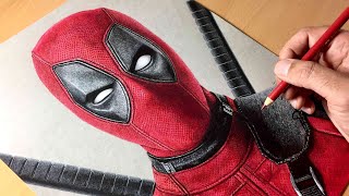 How to Draw Deadpool Step by Step Lesson [upl. by Dellora878]