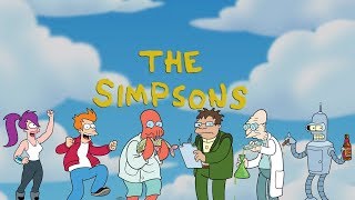 Futurama References in The Simpsons UPDATED [upl. by Colas]