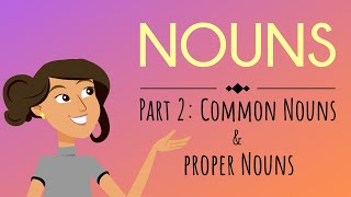 Nouns Part 2 Common amp Proper Nouns  English for Kids  Mind Blooming [upl. by Nyliret]