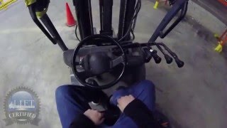 How To OperateDrive a Forklift  GOPRO 1080p  Forklift Training Point Of View From The Operator [upl. by Abixah]