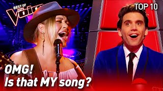 TOP 10  COACH SONGS surprise The Voice coaches [upl. by Bernarr]