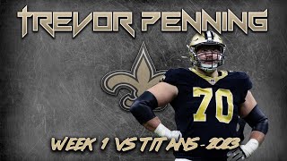 Saints Film Room No the Saints shouldnt move Trevor Penning to Guard after Week 1 win vs Titans [upl. by Fabrienne]