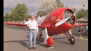 Gee Bee R2 Near Crash in Germany  Delmar Benjamin [upl. by Ybot]