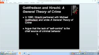 Control theories of crimemp4 [upl. by Bernete]