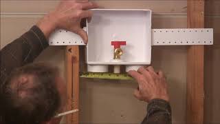 How to install a drain for a washing machine in a remodel [upl. by Fielding341]