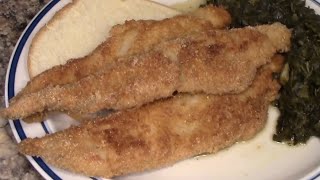 Southern Fried Whiting Fish Recipe Soul Food Recipe [upl. by Aljan759]