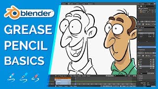 Learn Grease Pencil 2D Animation in Blender 28 Alpha 2 [upl. by Kcirrej366]