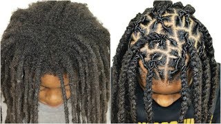 1 YEAR OF NEW GROWTH HAIR RETWIST  With No Clips Must See Transformation [upl. by Aed]