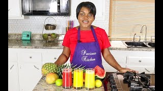 3 Healthy Juice Recipes  Precious Kitchen [upl. by Conard]