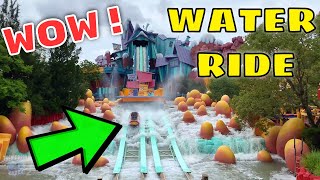 4K Dudley DoRights Ripsaw Falls POV Water Log Ride Islands of Adventure Universal Orlando [upl. by Ehsiom102]